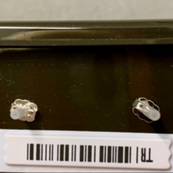 Nadri CZ Drop Earrings in silver